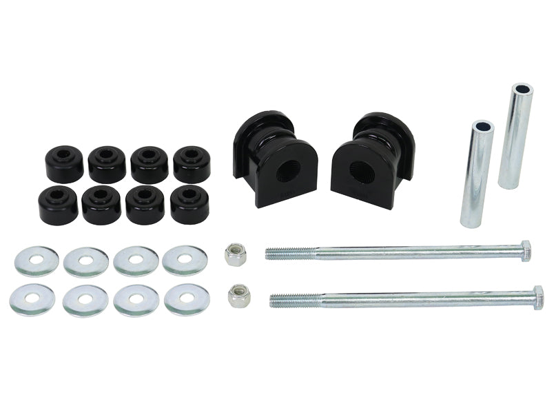 Sway Bar - mount bushing 10 Bushings 2 Tubes 2 Bolts 2 Nuts 8 Washers Grease Install Guide