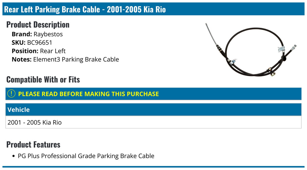 BRAKE CABLE