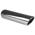EXHAUST TIP 2.25IN ID ANGLE CUT OUTLET 18IN OAL STAINLESS