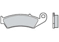 Brembo OE 90-96 Honda RVF RR (NC35) 400cc Brake Pad - Rear