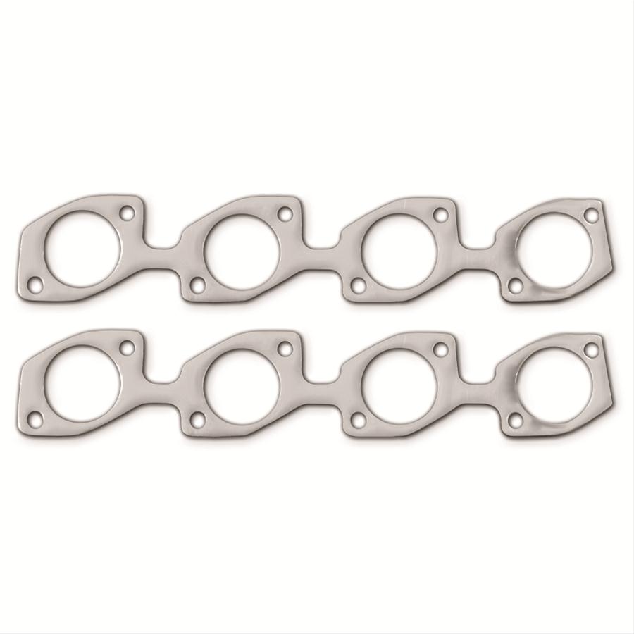 GM V8 SM BLOCK DART LITTLE CHIEF HEADS 21/8IN PORT SIZE EXHAUST GASKETS 2/SET