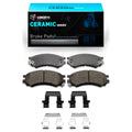 R1 91-02 Saturn SC1 Front Ceramic Brake Pads & Hardware Kit
