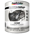 DUPLICOLOR BULK CUSTOM WRAP REMOVABLE COATING MATTE CARBON BLACK QUART 32 OZ
