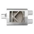 4.00INX10.00INX13.00IN CENTER/DUAL FLOWSOUND MUFFLER 2.25IN ID / 2.25IN OD