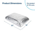 SKYLIGHT INSULATOR 14IN X 22IN DOMED (E/F)