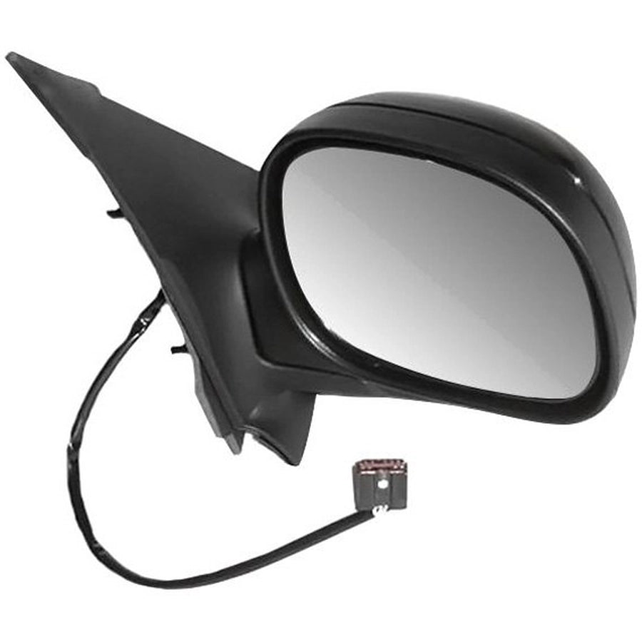 RH DOOR MIRROR PWR HTD TEXT W/GLOSS BLK COVER FLDG CONTOUR TYPE W/O SIGNAL EX PEDITION 9702