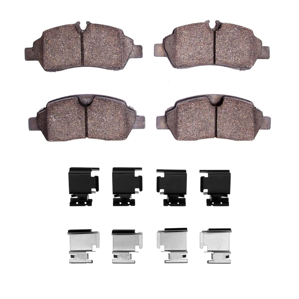 R1 15-19 Ford Transit-250 Rear Ceramic Pads & Hardware Kit