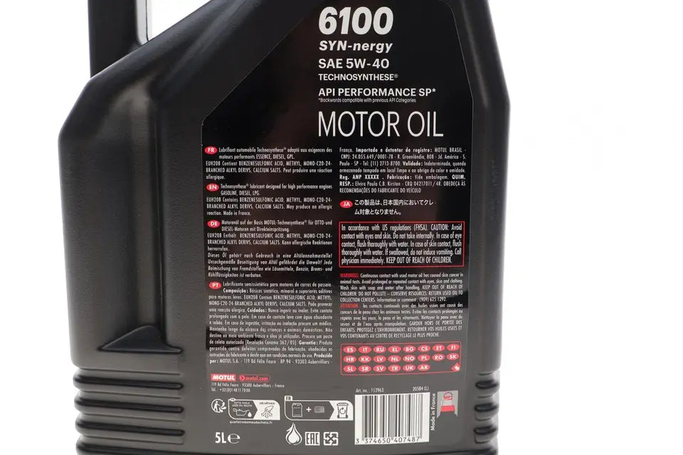 6100 SYN-NERGY 5W-40 4X5L
