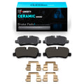 R1 05-16 Land Rover Range Rover Sport Rear Ceramic Pads & Hardware Kit