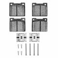 R1 67-87 Volvo 244 Rear Semi Met Pads & Hardware Kit
