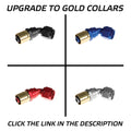 12 AN 60 DEGREE CRIMP STYLE HOSE END BLACK