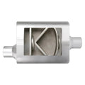 4.00INX10.00INX13.00IN OFFSET/CENTER FLOWSOUND MUFFLER 2.25IN ID / 2.25IN OD
