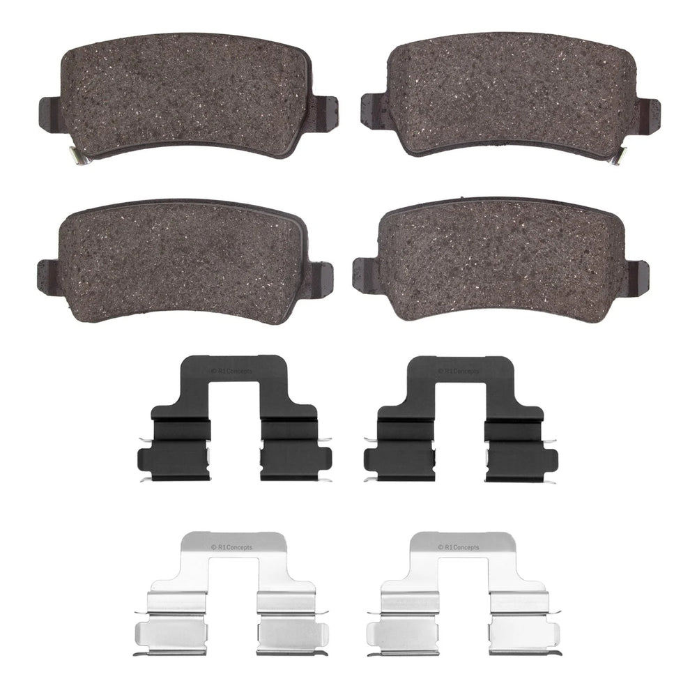 R1 2016-2017 Hyundai AZERA Rear R1 Ceramic Pads & Hardware Kit