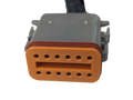 PSI Power 10 inch CAT Injector Pigtail - 12-Way Deutsch Connector Cummins Injector Harness PSI2041