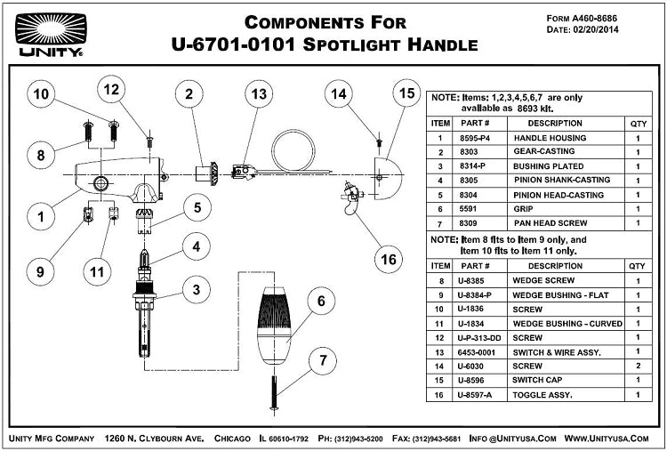 UNITY AUTOMOTIVE auto part