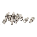 RCA BARREL CONNECTOR FEMALE NICKEL - PACKAGE OF 50 PIECES