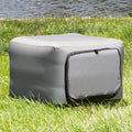 INFLATABLE AIR OTTOMAN: ELEVATING