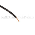 NAMZ OEM Color Cloth-Braided Wire 25ft. Pack 16g - Blue w/White Tracer