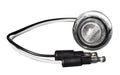 1 EXTRA WHITE LED LIGHT W/CLEAR LENS & CHROME BEZEL FOR UNIVERSAL LED FRONT LOWE