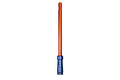 ALUMINUM 8IN ANTENNAUNIVERSAL W/OEM FACTORY THREADED ANTENNAORANGE & BLUE