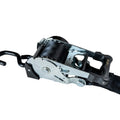BULLETPROOF HEAVY DUTY 2IN AUTO RETRACTABLE RATCHET STRAPBLACK