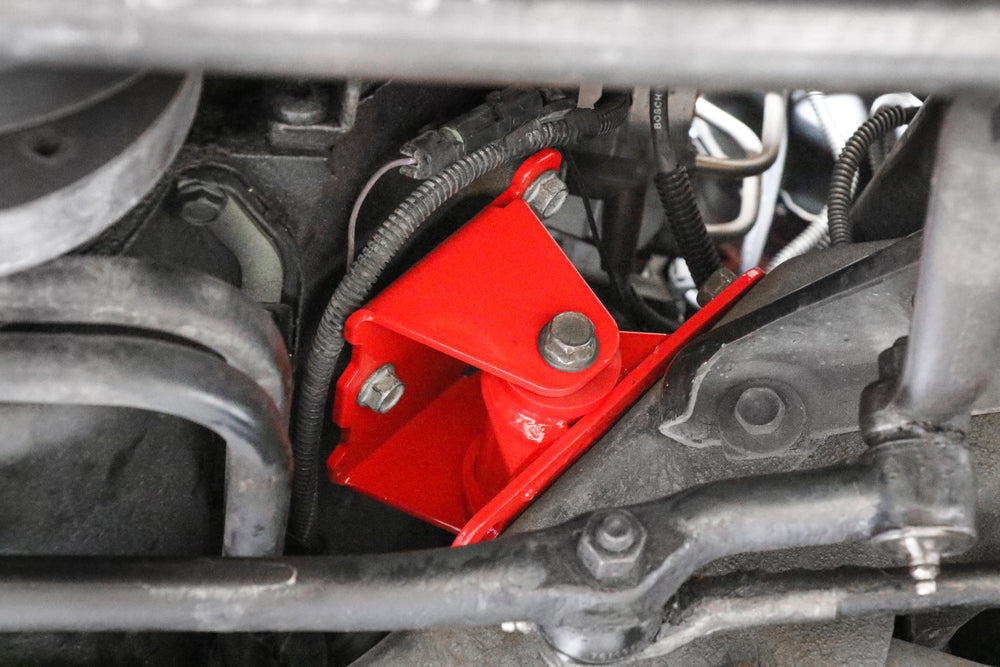 BMR 82-92 F-Body Motor Mount Kit Engine Side Solid - Red