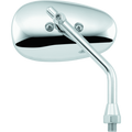BikeMaster Universal Cruiser Mirror 10mm - Each -Chrome