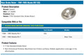 Centric 81-85 Mazda RX-7 Rear Standard Brake Rotor
