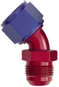 #12 45 Deg Fem Swivel to Male Flare Adapter