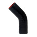 HPS Performance 1-7/8 ID High Temp 4-ply Reinforced Silicone 45 Degree Elbow Coupler Hose Black (48mm ID)