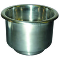 NO STEP SS CUP HOLDER RUBBER INSERT & DRAIN PACKAGED