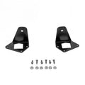 ~(1 lbs. 12X7X7)~ Side Mount LED Brackets For Zroadz Front Roof Mounts - To Mount (2) 3IN Zroadz Cube Pod Work Lights Or Similar Style Light No Cut No Drill Installation Black Powder Coated Brackets Only