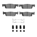 R1 16-19 Smart Fortwo Front Semi Met Brake Pads and Hardware Kit