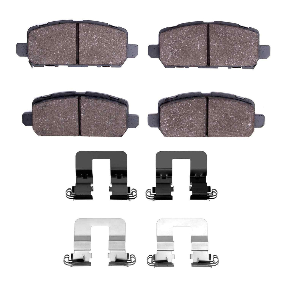 R1 16-22 Honda Hr-V Rear Semi Met Brake Pads and Hardware Kit