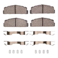 DFC 68-92 Fiat BRAVA Front 4000 HybriDynamic Brake Pads and Hardware Kit
