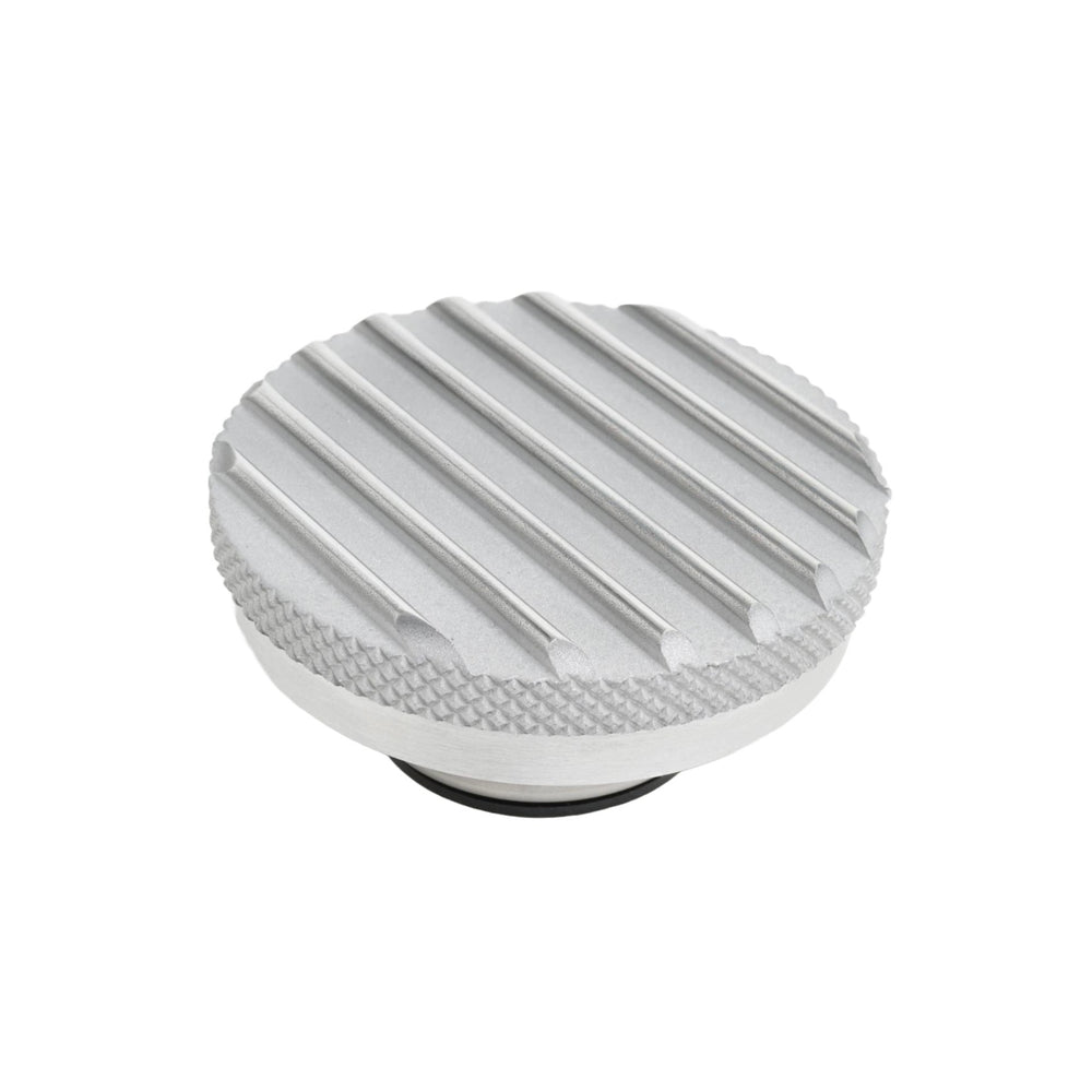 ALUMINUM RADIATOR CAP FINNED POL W/