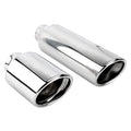 ROLLED ANGLE DOUBLE LAYER SS EXHAUST TIP 2.25IN ID / 4.50INX3.75IN OD