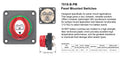 MINI BATTERY SELECTOR SWITCH, 200A