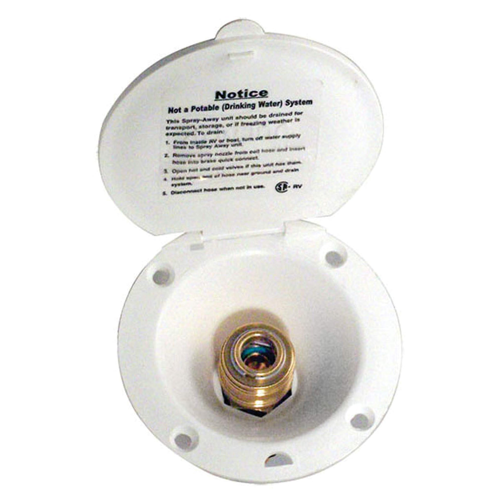 QUICK CONNECT VALVE 2.75IN WHITE
