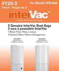 REPLACEMENT DUST BAGS THREE PACK