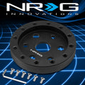 NRG 3 Hole to 6 Hole Steering Wheel Adapter 1/2in. - Black
