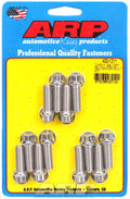 S/S Header Bolt Kit - 3/8 x 1.00 UHL (12)