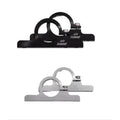 Granatelli 1.5in (38mm) 6061-T6 Fuel Filter Mounting Brackets - Clear Anodized (Pair)