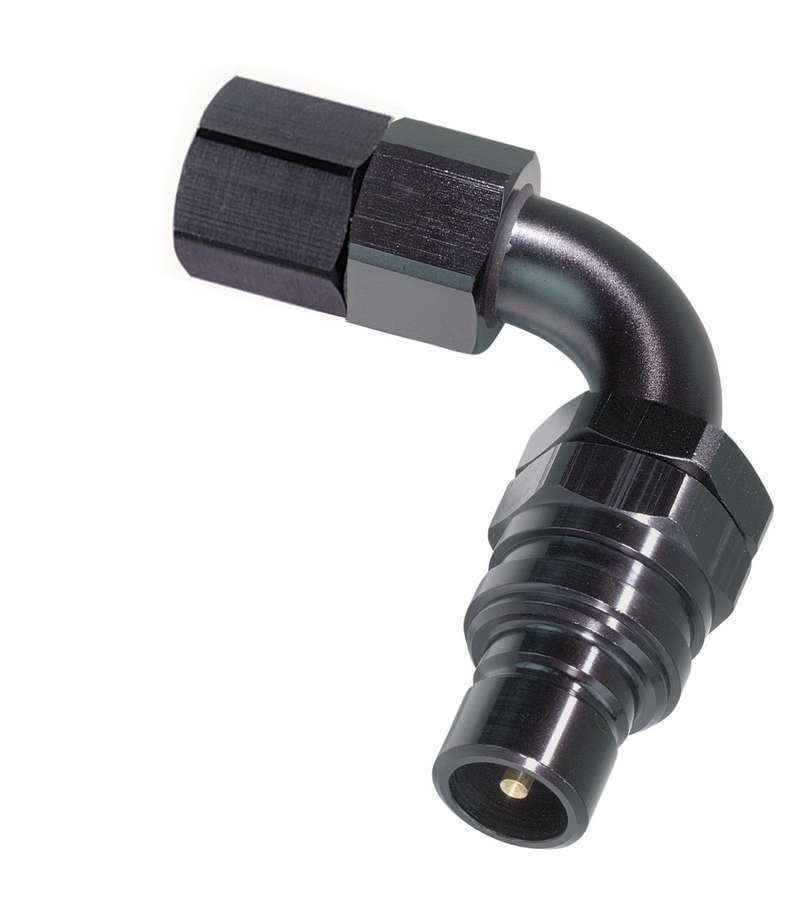 Q/R #8 Female Plug Black