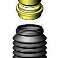 KYB Shocks & Struts Strut Boots Rear AUDI A4 2002-04 AUDI RS4 2007-08 AUDI TT (Exc. Quattro) 2008-09