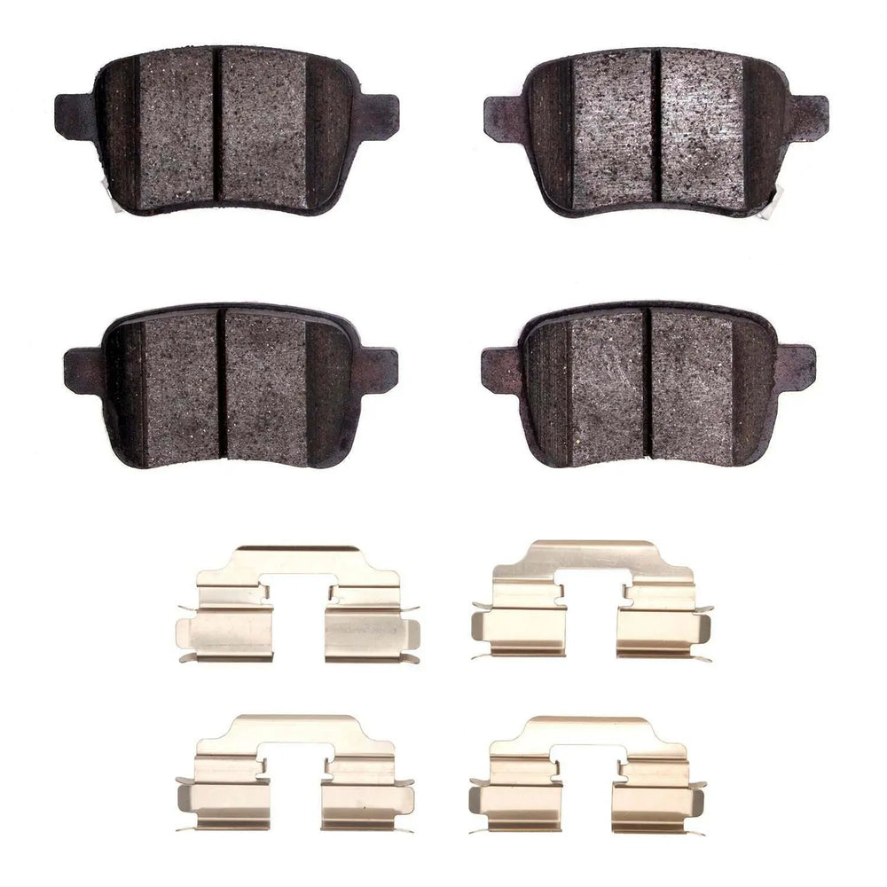 R1 14-19 Fiat 500L Rear Ceramic Pads & Hardware Kit