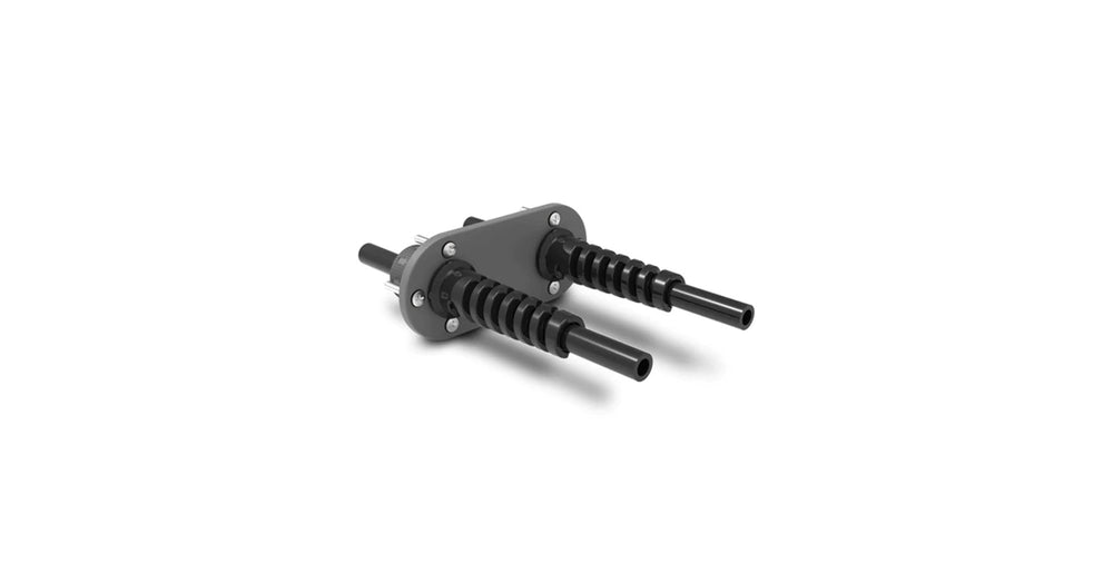 FIELD INSTALLED BULKHEAD FITTING KIT DUAL HOSE PLASTIC