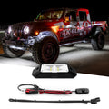 XK Glow White XKchrome Low Profile Ultra Bright Rock Light Pod