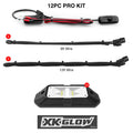 XK Glow White XKchrome Low Profile Ultra Bright Rock Light Pod