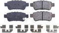 Power Stop 05-10 Honda Odyssey Rear Z17 Evolution Ceramic Brake Pads w/Hardware